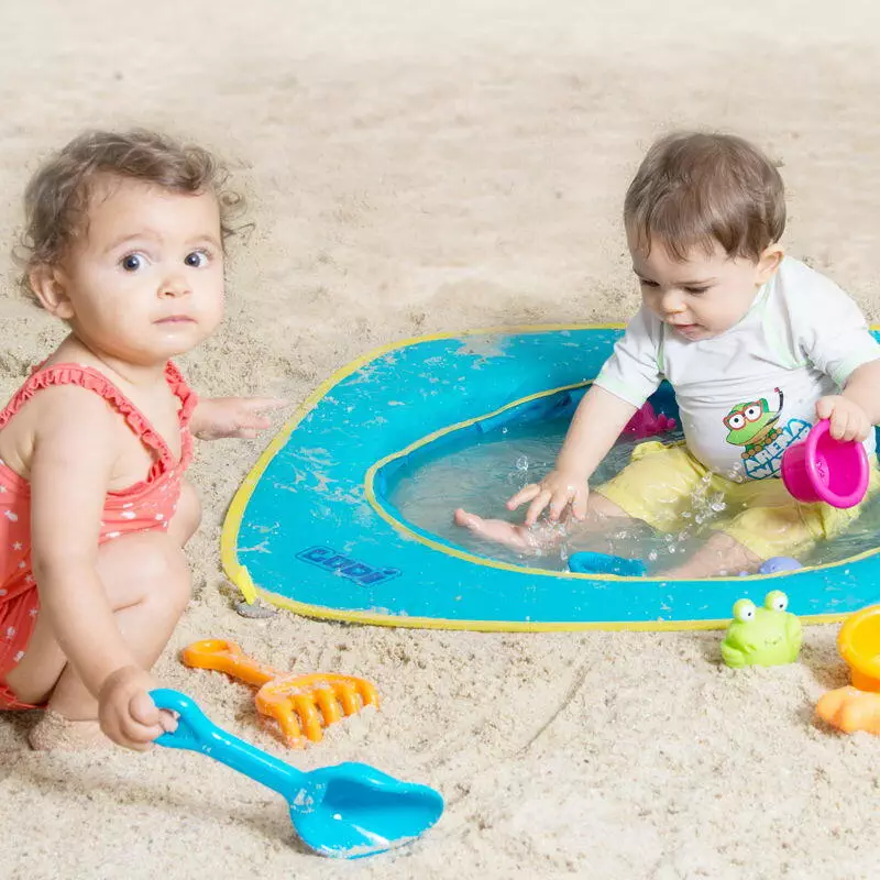 Piscina de playa pop-up para bebés