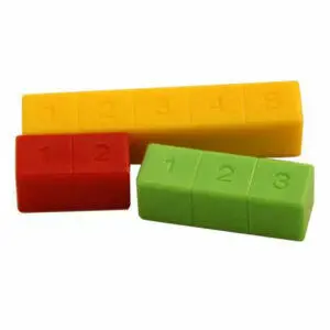 Regletas Fraccionadas Alumnos 52 pzs. Lado