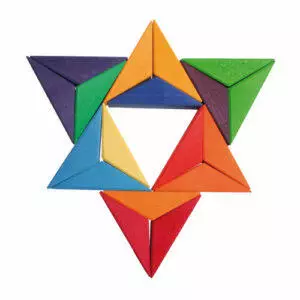 Grimms Puzzle Estrella de colores complementarios