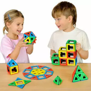 Polydron Magnetic Set para Clase|Material motricidad Polydron Magnetic Set para Clase
