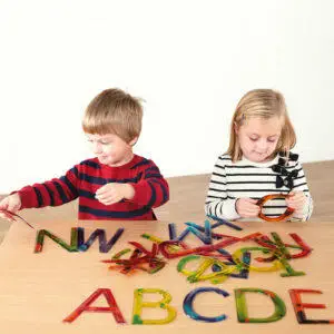Letras de gel sensoriales