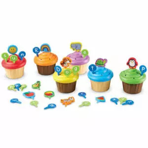 Learning Resources ABC PARTY CUPCAKE TOPPERS