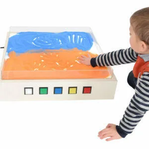 Mesa de luz con superficie para arena Playlearn