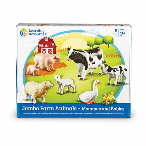 Jumbo Animales de granja, juguetes de animales Learning Resources Learning  Resources