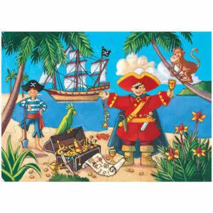 Djeco Puzzle silueta El pirata