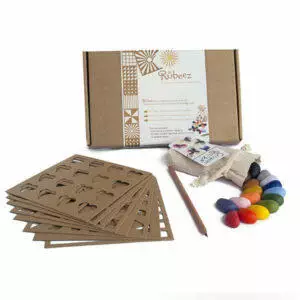 16 colores + 8 plantillas en caja Rubeez|Crayon Rocks 16 colores + 8 plantillas en caja Rubeez