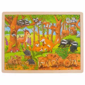 Puzzle animalitos en el bosque 48 piezas