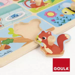 Puzzle a partir de 1 año Siluetas Granja Goula (54865)