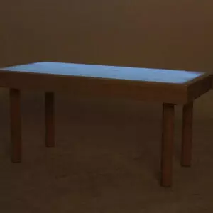 mesa de luz sensorial con luz LED
