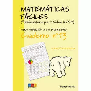 Libro Matematicas Matematicas Faciles 13 Editorial GEU