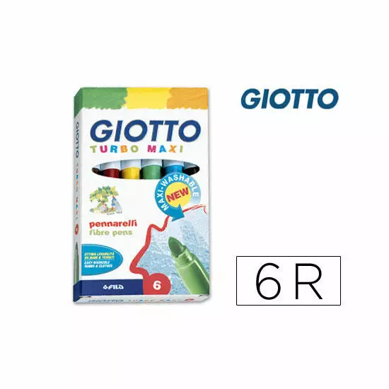 Giotto Turbo Color Rotuladores, Estuche 24 unidades : : Juguetes y  juegos