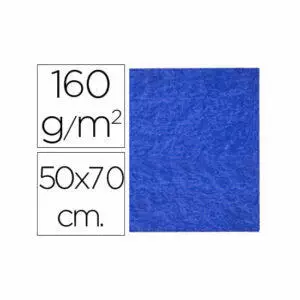 Fieltro liderpapel 50x70cm azul oscuro 160g/m2 Liderpapel