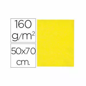 Fieltro liderpapel 50x70 cm amarillo 160 g/m2 Liderpapel