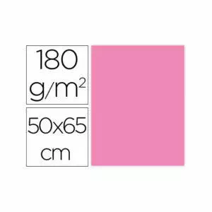 Cartulina liderpapel 50x65 cm 180g/m2 rosa paquete de 25 Liderpapel