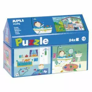 Puzzle casa 24 piezas APLI
