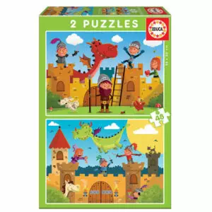 Puzzles Dragones y Caballeros 2x48