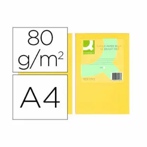 Hojas de Color Amarillo A4 - 500 uds.