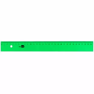 Regla 30 cm Acrilico Verde