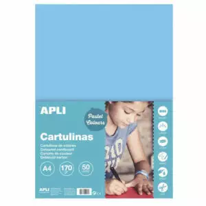 Pack Cartulinas A4 Azul claro