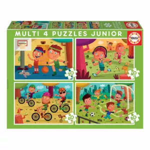 Puzzles Multi 4 Junior Deportes Educa Borrás