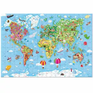 Puzzle Gigante Atlas Mundial