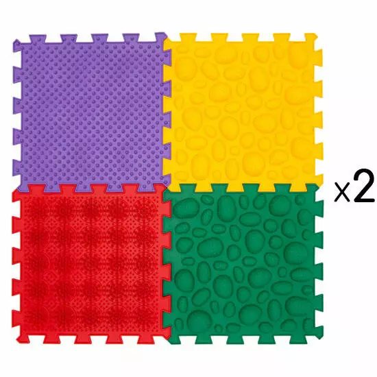 Losetas de suelo puzzle texturas set de 6